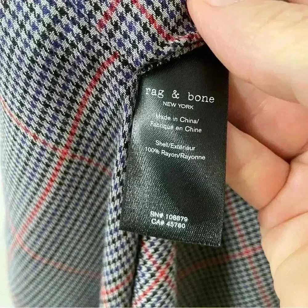 NWT Rag & bone Amber Plaid Skirt size 6